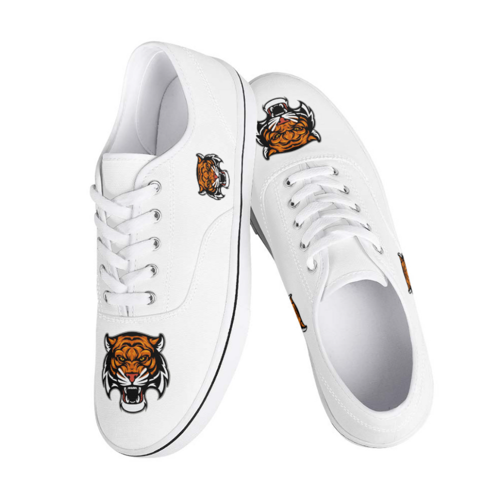 Roaring Tiger - Motif Canvas Sneakers