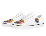 Blazing Tiger Art Canvas Sneakers